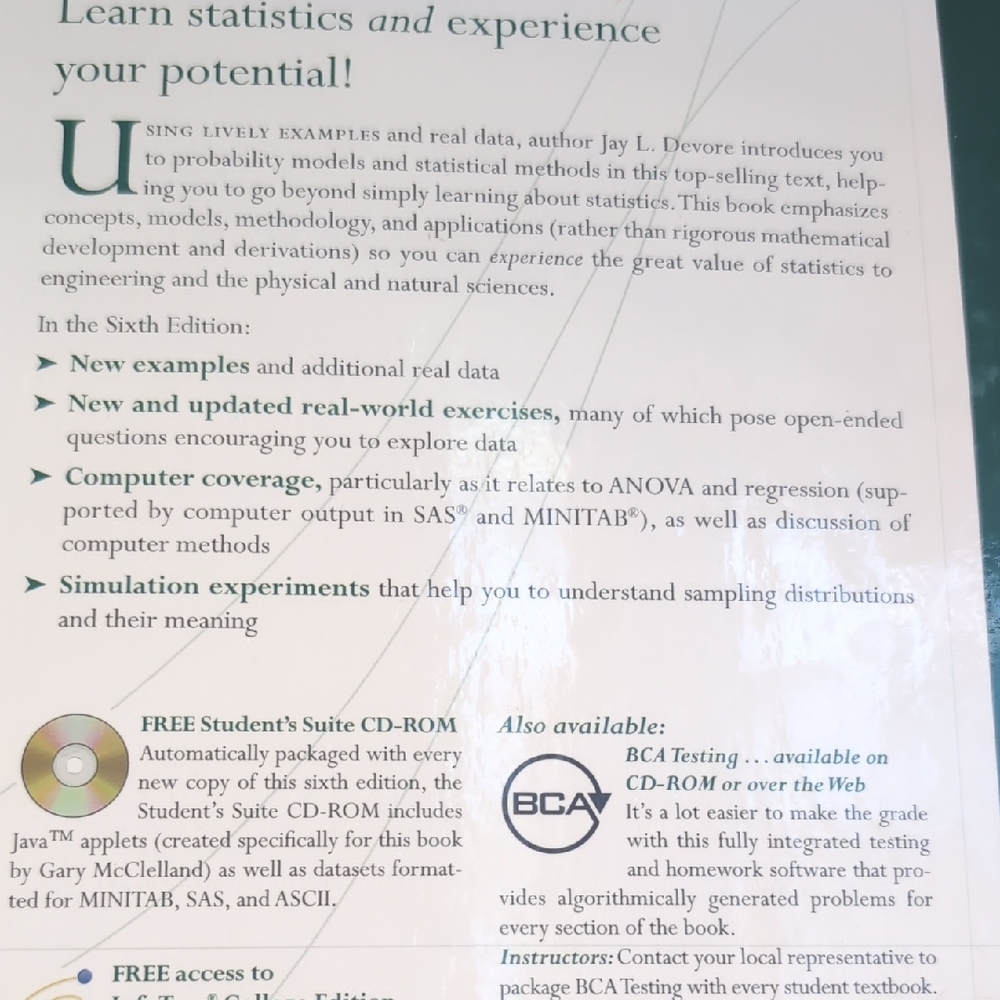 Probability and Statistics Textbook - Picture 5 of 16